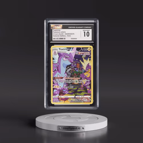 2023 Crown Zenith #GG09/GG70 Toxtricity - Galarian Gallery Holo (CGC 10 GEM MINT)