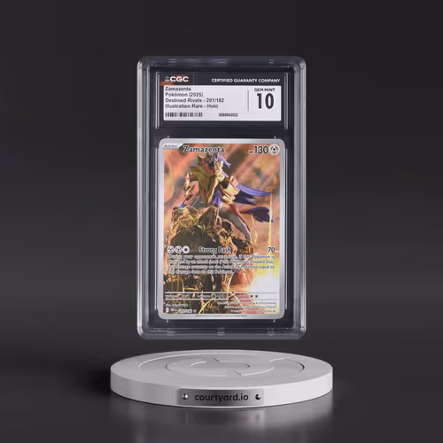 2025 Pokémon Dri EN-Destined Rivals #201 Zamazenta - Illustration Rare (CGC 10 GEM MINT)