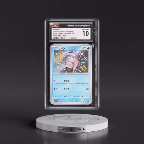 2023 Shiny Treasure ex #219/190 Slowpoke - Shiny Rare Holo (CGC 10 GEM MINT)