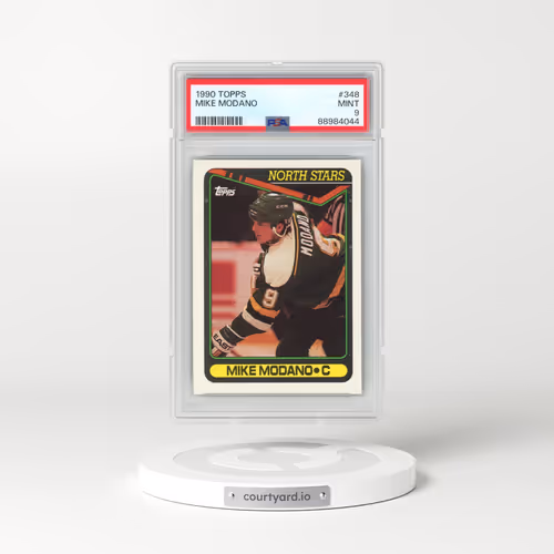 1990 Topps #348 Mike Modano (PSA 9 MINT)