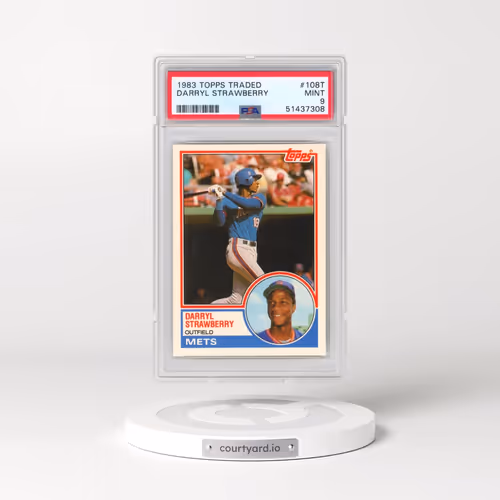 1983 Topps Traded #108T Darryl Strawberry (PSA 9 MINT)