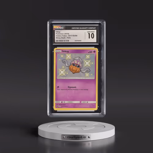 2019 Hidden Fates #SV17/SV94 Inkay - Shiny Vault Holo (CGC 10 GEM MINT)