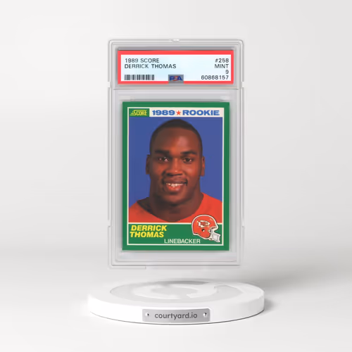1989 Score #258 Derrick Thomas (PSA 9 MINT)