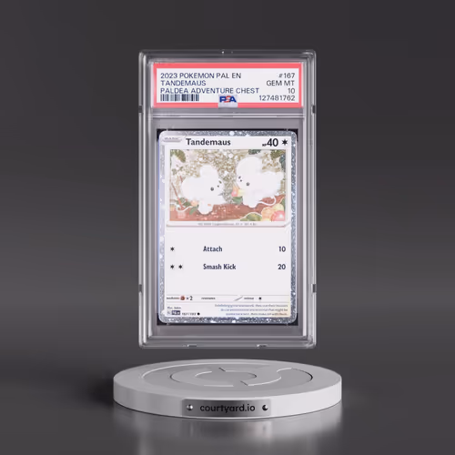2023 Pokémon Pal EN-Paldea Evolved #167 Tandemaus - Paldea Adventure Chest (PSA 10 GEM MINT)