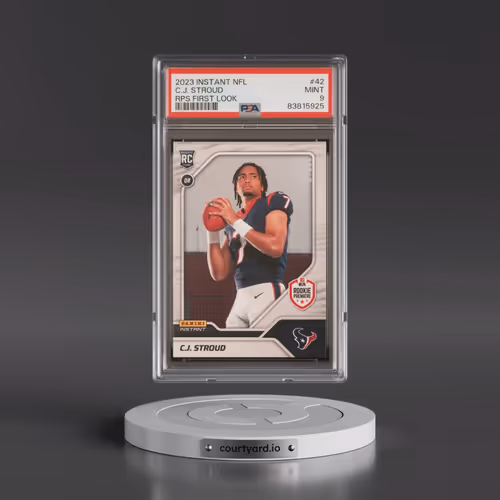 2023 Panini Instant NFL Rps First Look #42 C.J. Stroud (PSA 9 MINT)