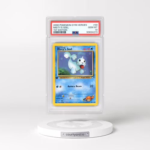2000 Pokémon Gym Heroes #88 Misty's Seel - 1st Edition (PSA 10 GEM MINT)