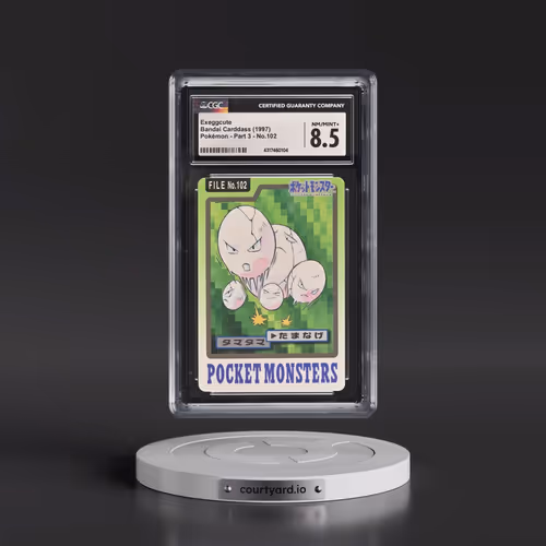 1997 (Pocket Monsters on Bottom) Part 3 #102 Exeggcute (CGC 8.5 NM-MT+)