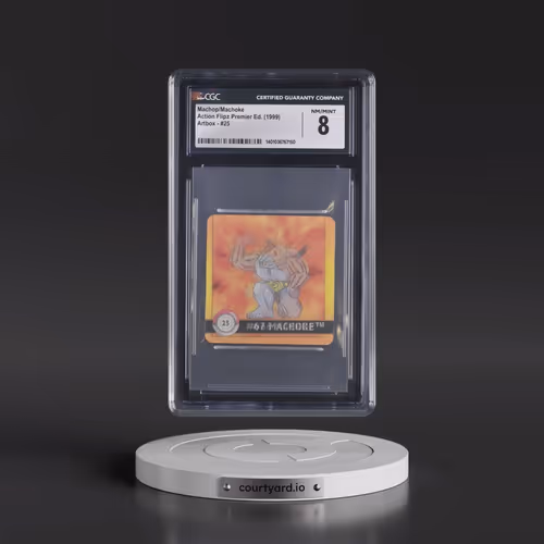 1999 Action Flipz Premier Edition (Artbox) - English #25 Machop/Machoke (CGC 8 NM-MT)