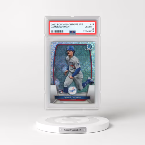 2023 Bowman Mega Box Chrome #13 James Outman (PSA 10 GEM MINT)