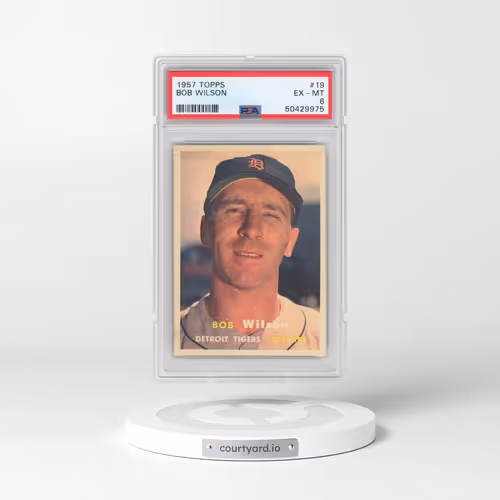 1957 Topps #19 Bob Wilson (PSA 6 EX-MT)