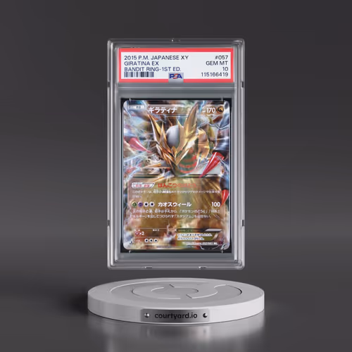 2015 Pokémon XY Bandit Ring #057 Giratina EX - 1st Edition Holo (PSA 10 GEM MINT)