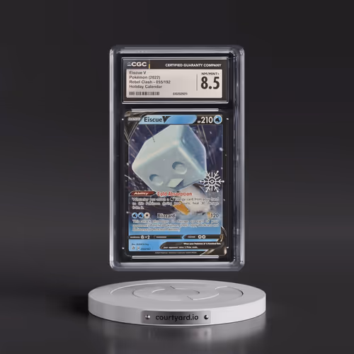 2020 Rebel Clash #055/192 Eiscue V - Holo Holiday Calendar (Snowflake Stamp) (CGC 8.5 NM-MT+)