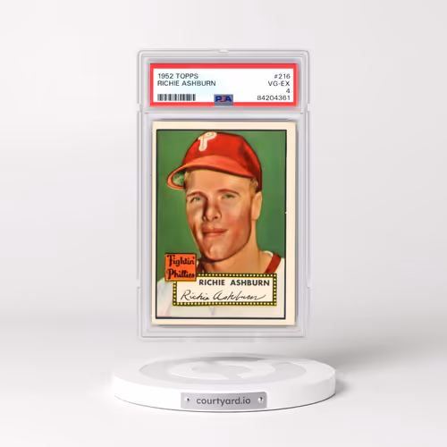 1952 Topps #216 Richie Ashburn (PSA 4 VG-EX)