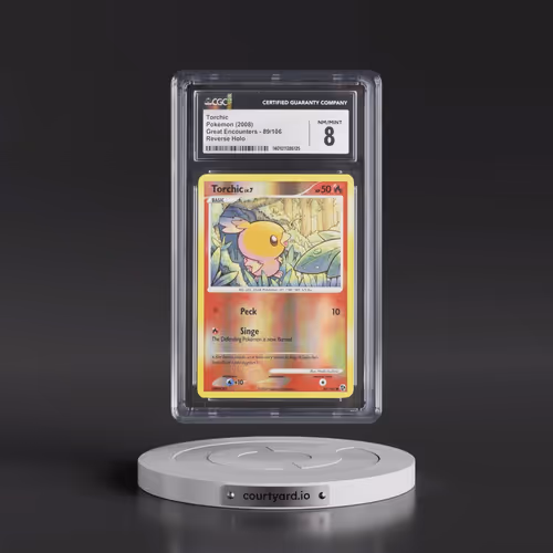 2008 Great Encounters #89/106 Torchic - Reverse Holo (CGC 8 NM-MT)
