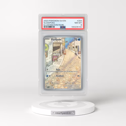 2023 Pokémon Svi EN-Scarlet & Violet #204 Slowpoke - Illustration Rare (PSA 8 NM-MT)