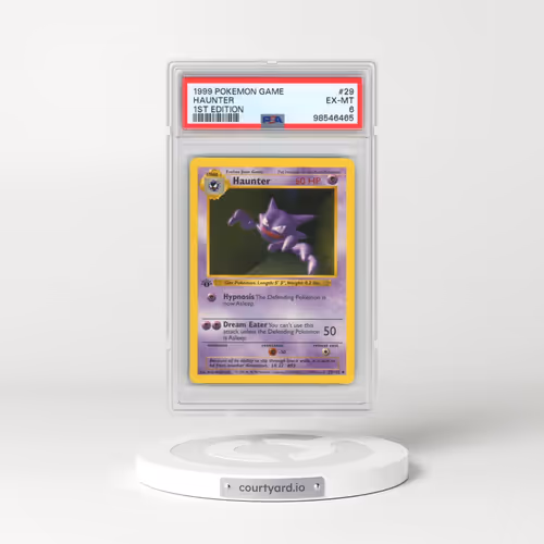1999 Pokémon Game #29 Haunter - 1st Edition (PSA 6 EX-MT)