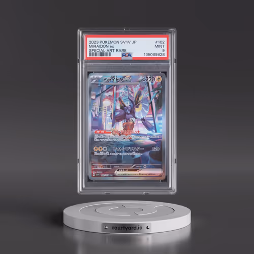 2023 Pokémon Sv1v-Violet EX #102 Miraidon EX - Holo Special Art Rare (PSA 9 MINT)