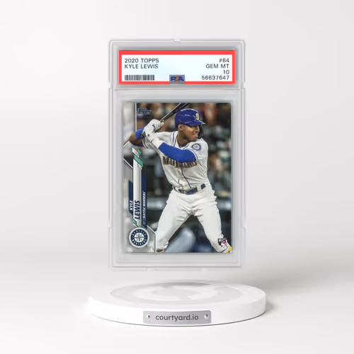 2020 Topps #64 Kyle Lewis (PSA 10 GEM MINT)