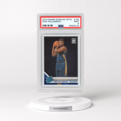 2019 Panini Donruss Optic #158 Zion Williamson (PSA 9 MINT)