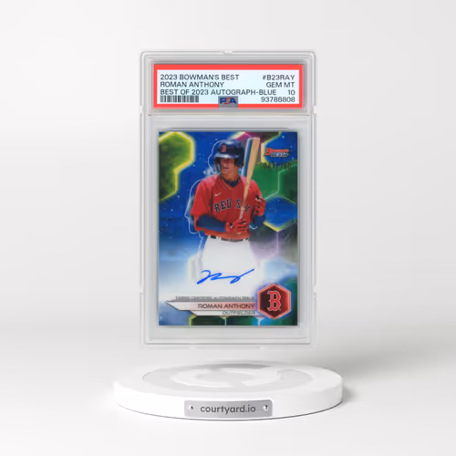 2023 Bowman's Best Best of 2023 Autographs #B23RAY Roman Anthony - Blue Refractor (PSA 10 GEM MINT)