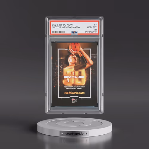 2024 Topps Now #7 Victor Wembanyama (PSA 10 GEM MINT)