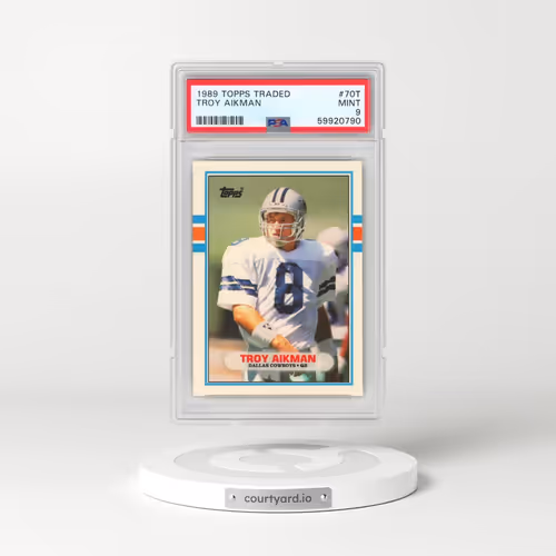 1989 Topps Traded #70T Troy Aikman (PSA 9 MINT)