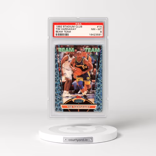 1992 Stadium Club Beam Team #14 Tim Hardaway (PSA 8 NM-MT)