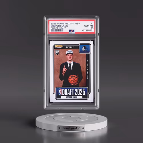 2025 Panini Instant NBA Draft Night #1 Cooper Flagg (PSA 10 GEM MINT)
