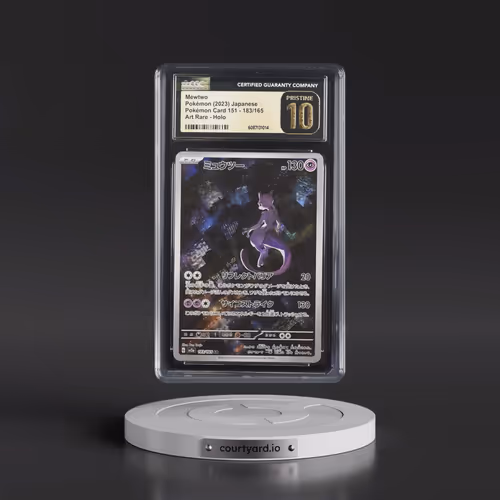 2023 Pokémon Card 151 #183/165 Mewtwo - Art Rare Holo (CGC 10 PRISTINE)