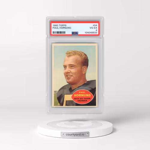 1960 Topps #54 Paul Hornung (PSA 4 VG-EX)
