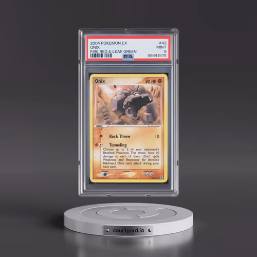 2004 Pokémon EX Fire Red & Leaf Green #42 Onix (PSA 9 MINT)