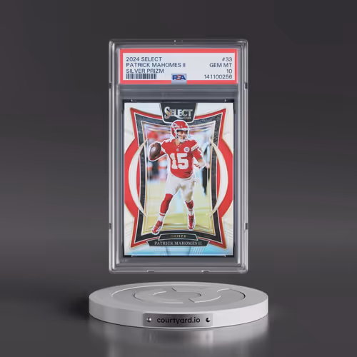 2024 Panini Select #33 Patrick Mahomes II - Silver Prizm (PSA 10 GEM MINT)