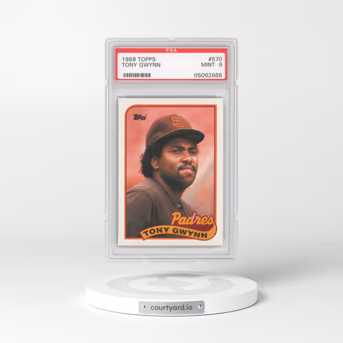 1989 Topps #570 Tony Gwynn (PSA 9 MINT)
