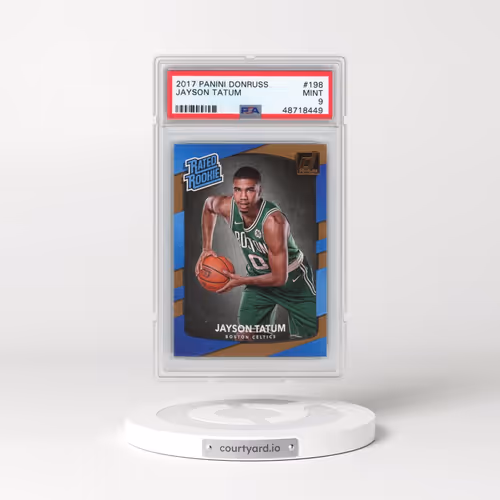 2017 Panini Donruss #198 Jayson Tatum (PSA 9 MINT)