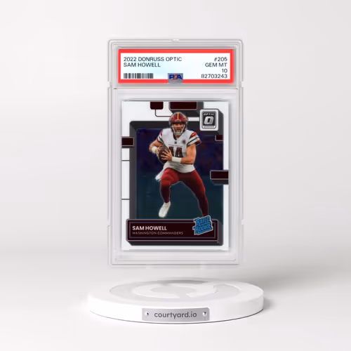 2022 Panini Donruss Optic #205 Sam Howell (PSA 10 GEM MINT)