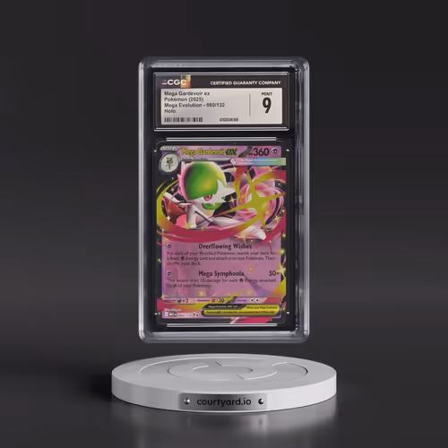 2025 Pokémon Meg EN-Mega Evolution #060 Mega Gardevoir EX - Holo (CGC 9 MINT)