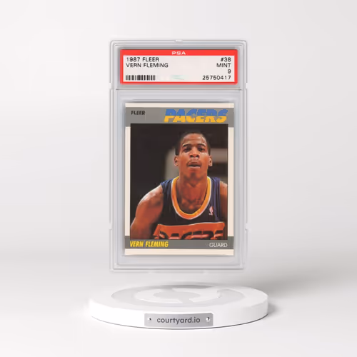 1987 Fleer #38 Vern Fleming (PSA 9 MINT)
