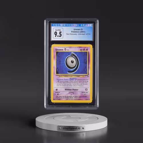2001 Neo Discovery #47/75 Unown D (CGC 10 GEM MINT)
