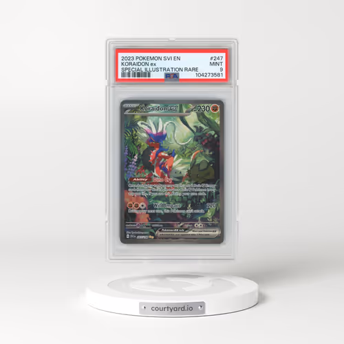 2023 Pokémon Svi EN-Scarlet & Violet #247 Koraidon EX - Holo Special Illustration Rare (PSA 9 MINT)