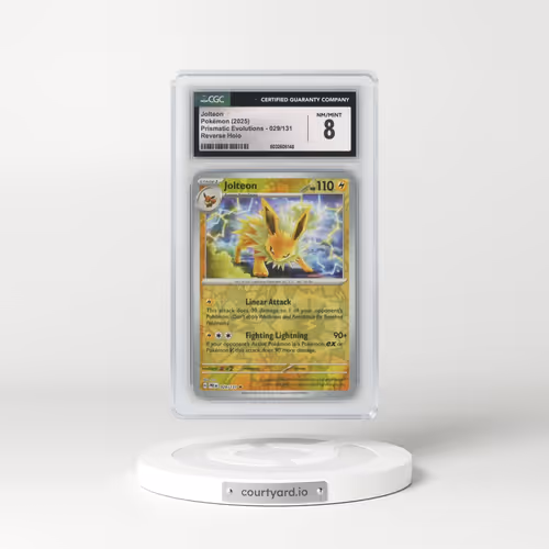 2025 Prismatic Evolutions - PRE EN #029/131 Jolteon - Reverse Holo (CGC 8 NM-MT)