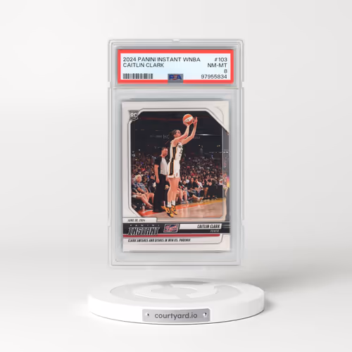 2024 Panini Instant WNBA #103 Caitlin Clark (PSA 8 NM-MT)