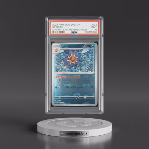2023 Pokémon Sv2a-Pokemon 151 #121 Starmie - Reverse Holo Master Ball (PSA 9 MINT)
