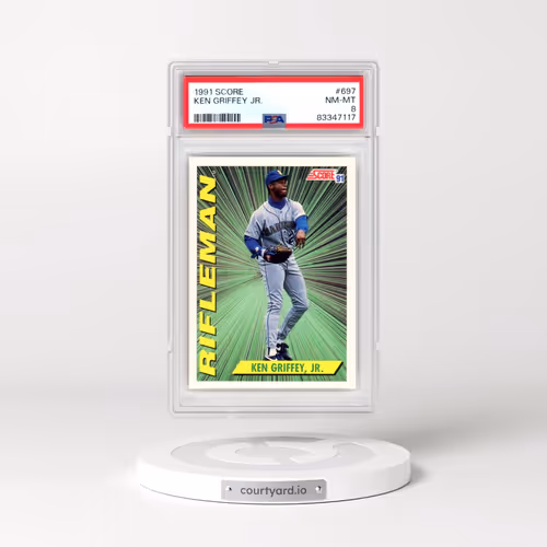 1991 Score #697 Ken Griffey Jr (PSA 8 NM-MT)