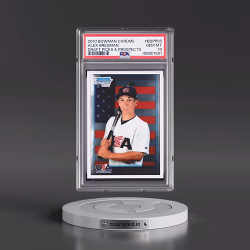 2010 Bowman Chrome Draft Picks & Prospects #BDPP95 Alex Bregman (PSA 10 GEM MINT)