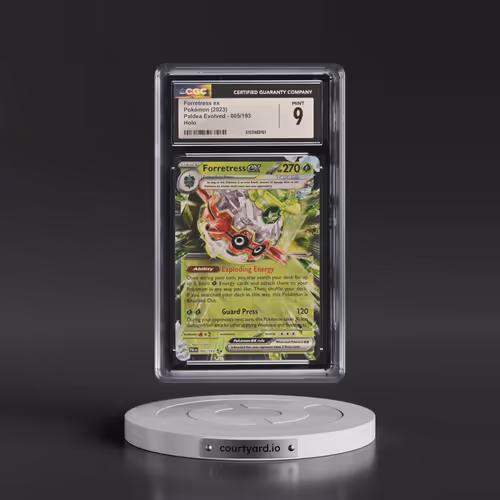 2023 Paldea Evolved - PAL EN #005/193 Forretress ex - Holo (CGC 9 MINT)