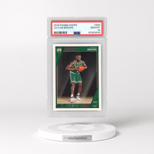 2016 Panini Hoops #263 Jaylen Brown (PSA 10 GEM MINT)