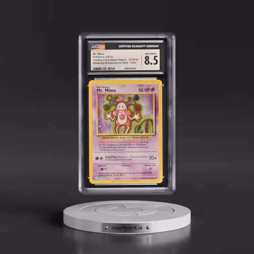2023 Pokémon Clb-Trading Card Game Classic Blastoise & Suicune EX Deck #013 Mr. Mime (CGC 8.5 NM-MT+