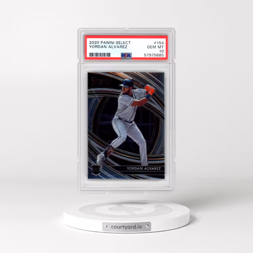 2020 Panini Select #154 Yordan Alvarez (PSA 10 GEM MINT)