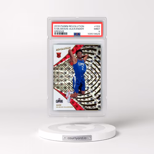 2018 Panini Revolution #103 Shai Gilgeous-Alexander - Groove (PSA 9 MINT)