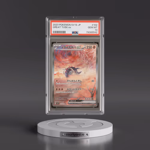 2023 Pokémon Sv1s-Scarlet EX #102 Great Tusk EX - Holo Special Art Rare (PSA 10 GEM MINT)